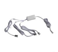 Interruttore a sensore per porta dell'armadio a LED, accensione automatica, DC 12 V 24 V, sensore touch a risparmio energetico per luce a LED per montaggio superficiale o nascosto compatibile con