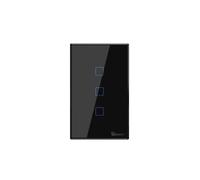 Interruttore a sfioramento a parete intelligente Sonoff T3 Us-Tx 433 Rf Wifi compatibile con telecomando, standard USA, modello: a tre vie: tre pulsa