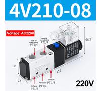 Interruttore a solenoide accessori energia solare valvola di controllo 29mA 6pz/