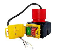 Interruttore a spina 400 V, 3 fasi, interruttore a macchina, con commutatore di fase e interruttore magnetico di emergenza, compatibile con KEDU KOA7