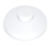 Interruttore a terra, cablato, bianco, ideale per il controllo dell'illuminazione negli spazi.