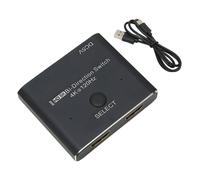 Interruttore a un pulsante HDMI2.1Switch8K@60Hz4K@120HzLarghezza di banda 48Gbps Funzione splitter bidirezionale Plug and Play per console di gioco