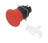 Interruttore A22E-M: asta di sicurezza. Pos: 2 22 mm rosso Pulsante: fungo - ...