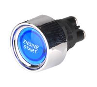 Interruttore accensione motore pulsante blu 12V 24V 50A