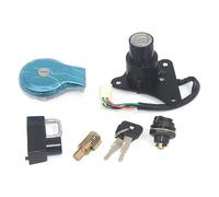 Interruttore Accensione Tappo Serbatoio Carburante Sedile Bloccasterzo Casco Set Chiavi T Per Virago XV 125 250 240 535 ZY125-2 XV125 Cilindro Blocco Accensione Motocicletta