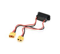 Interruttore aeroplano RC,Connettori On Off della batteria Lipo a grande corrente del ricevitore LED RC per impieghi gravosi Spina accessoria dell'interruttore dell'aereo,presa di ricarica incorporata