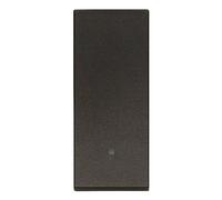 Interruttore Allineato Vimar Linea 1P 10AX Illuminabile Nero 30000.G