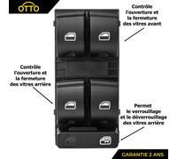 Interruttore Alza Vetro Anteriore Sinistro Per Conducente A4 B6 B7 EXEO ST