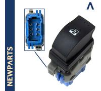 Interruttore Alzacristalli 6 Poli Nero Per RENAULT KANGOO MASTER 3 8200476809
