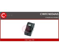 Interruttore alzacristalli al lato passeggero CWR74034AS CASCO per PEUGEOT FIAT
