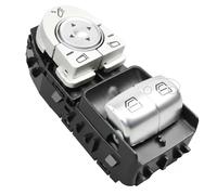 Metzger Autoteile Interruttore alzacristallo 0916686 anteriore cromo/nero