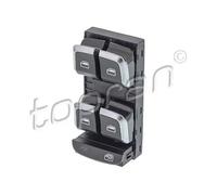 Interruttore alzacristalli anteriore cromo/nero 116 016 TOPRAN per AUDI Q3