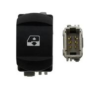 Interruttore alzacristalli anteriore Dx nero 26181 MEAT & DORIA per RENAULT