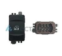Interruttore alzacristalli anteriore Dx ZRRNI76007 ELECTRIC LIFE per RENAULT