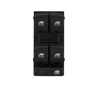 Interruttore alzacristalli anteriore nero 114 754 TOPRAN per AUDI Q7 A6 C6 A3