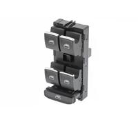 Interruttore alzacristalli anteriore nero 120 493 TOPRAN per SKODA OCTAVIA III