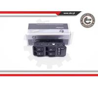 Interruttore alzacristalli anteriore nero 37SKV084 ESEN SKV per LAND ROVER