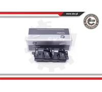 Interruttore alzacristalli anteriore nero 37SKV096 ESEN SKV per PORSCHE CAYENNE