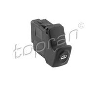 Interruttore alzacristalli anteriore nero 702 102 TOPRAN per RENAULT KANGOO
