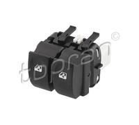 Interruttore alzacristalli anteriore nero 702 298 TOPRAN per RENAULT TWINGO II