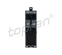 Interruttore alzacristalli anteriore nero/bianco 115 117 TOPRAN per SEAT VW