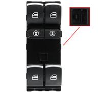 Interruttore Alzacristalli Anteriore Sinistro Per Il VW TOUAREG SHARAN 7P6959857