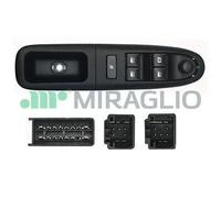 Interruttore alzacristalli anteriore Sx 121/PGP76005 MIRAGLIO per PEUGEOT 406