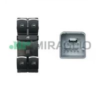 Miraglio Interruttore alzacristalli 121/VKB76007 – Anteriore sinistra 4 tasti 10 pin cromato