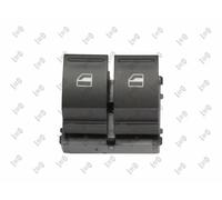 Interruttore alzacristalli anteriore Sx 135-06-002 ABAKUS per SKODA OCTAVIA II