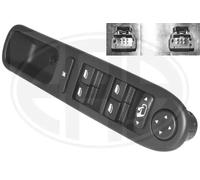 Interruttore alzacristalli anteriore Sx 662532 ERA per PEUGEOT 307 307 SW 307 CC