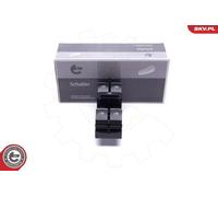 Interruttore alzacristalli anteriore Sx cromo 37SKV171 ESEN SKV per VW PASSAT B7