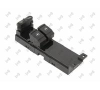 Interruttore alzacristalli anteriore Sx nero 135-05-015 ABAKUS per SEAT VW