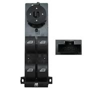 Interruttore alzacristalli anteriore Sx nero 26048 MEAT & DORIA per FORD