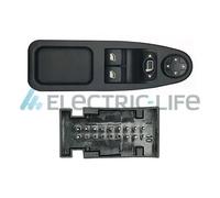 Interruttore alzacristalli anteriore Sx ZRFTP76007 ELECTRIC LIFE per PEUGEOT