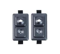 Interruttore Alzacristalli Auto 2 Pezzi Per E23 E24 E28 E30 323i 324d 520i 635 CSi 628 5Pin Pulsante Interruttore Finestra Illuminata Per Auto Nero 61311381205