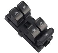 Interruttore Alzacristalli Elettrici Per VW Per Golf Per MK7 2014-2018 Pulsante Di Controllo Principale Alzacristalli Elettrici Luce Rossa/bianca 5G0959857 Pulsantiera Finestra(NoelectroplateWhite)