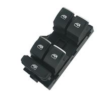 Interruttore Alzacristalli Elettrici Per VW Per Golf Per MK7 2014-2018 Pulsante Di Controllo Principale Alzacristalli Elettrici Luce Rossa/bianca 5G0959857 Pulsantiera Finestra(ElectroplateWhite)