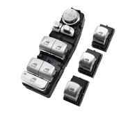 Interruttore Alzacristalli Elettrico Cromato Con Pulsante Di Controllo Regolatore Per 3 5 7 X3 X4 F30 F35 F25 F26 F07 F10 F18 F01 F02 Interruttore Finestra Auto(Model A Silver Set)