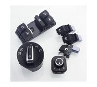 Interruttore Alzacristalli Elettrico Per B6 8 Pz/lotto Interruttore Controllo Pulsante Sportello Carburante Portellone Posteriore Specchio Faro Finestra 3C0962125B 5ND959565B 5ND941431A(B)