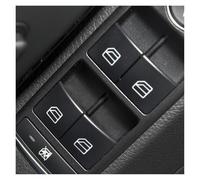 Interruttore alzacristalli elettrico Per CLA Per GLK ML350 Per Classe C W204 C200 C220 E200 4 pezzi Coperchio pulsante interruttore alzacristallo auto nero