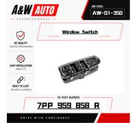 Interruttore alzacristalli elettrico per Porsche Macan Panamera Cayenne 7PP 9...