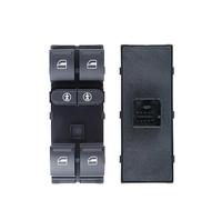 Interruttore alzacristalli Elettrico per VW Sharan Touran Porta Anteriore Lato Guida Interruttore alzacristalli Elettrico Pulsante di Sollevamento Controllo Auto 7L6959857E