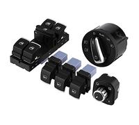Interruttore Alzacristalli Elettrico Set di 6 pezzi Master Window Switch Car Headlight Specchio Power Window Interruttore di Comando Principale Kit per MK5 MK6 B6 5ND 959 857