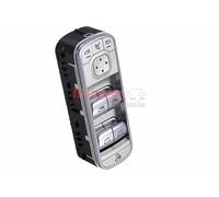 Interruttore alzacristalli lato conducente argento 09161150 METZGER