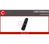 Interruttore alzacristalli lato conducente CWR70005AS CASCO per PEUGEOT 207