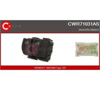 Interruttore alzacristalli lato conducente CWR71031AS CASCO per OPEL RENAULT