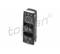 Interruttore alzacristalli lato conducente nero 409 608 TOPRAN per MERCEDES-BENZ