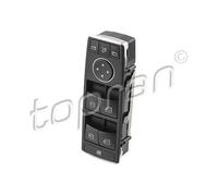 Interruttore alzacristalli lato conducente nero 409 627 TOPRAN per MERCEDES-BENZ