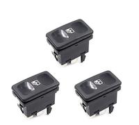 Interruttore Alzacristalli Lato Guida Pulsante Interruttore Alzacristallo Elettrico In Plastica Nera 3 Pezzi 191959855 Per VW Per Polo Per Golf Per Jetta MK2 BDP605 191 959 855