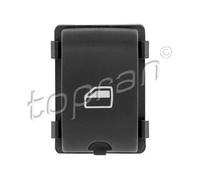Interruttore alzacristalli nero 114 573 TOPRAN per AUDI SEAT